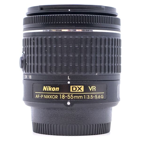 nikon af-p dx nikkor 18-55mm f/3.5-5.6g vr (condition: like new)