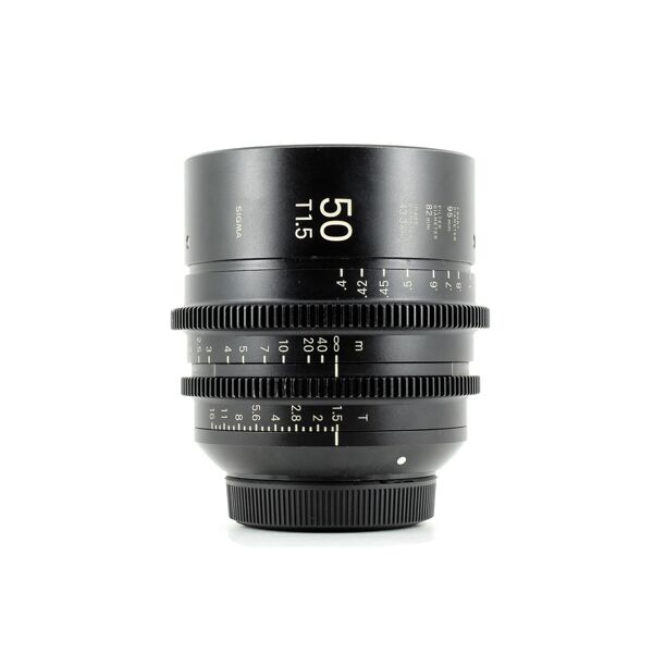 sigma 50mm t1.5 ff canon ef fit (condition: excellent)