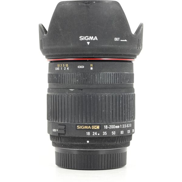 sigma 18-200mm f/3.5-6.3 dc nikon fit (condition: s/r)