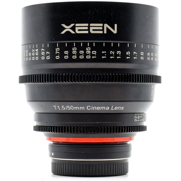 samyang xeen cf 50mm t1.5 canon ef fit (condition: good)