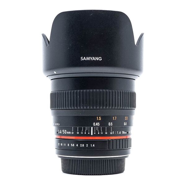 samyang 50mm f/1.4 as umc canon ef fit (condition: excellent)