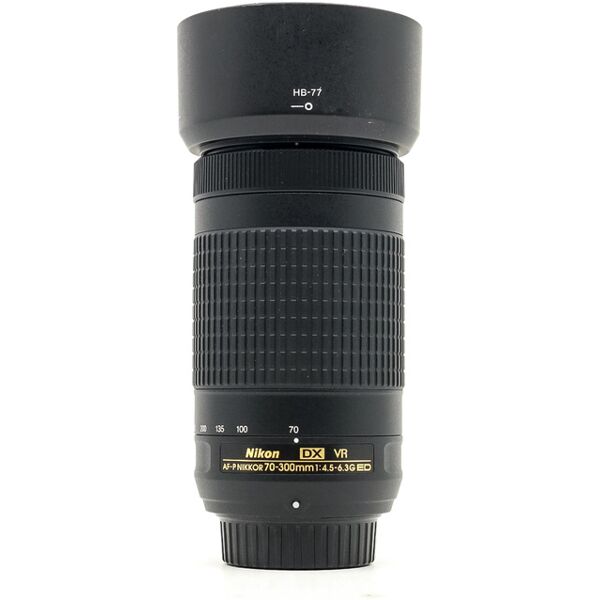 nikon af-p dx nikkor 70-300mm f/4.5-6.3g ed vr (condition: like new)