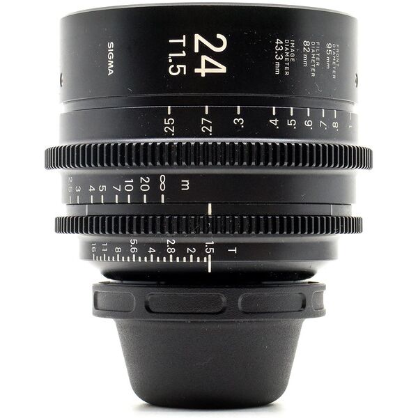 sigma 24mm t1.5 ff pl fit (condition: excellent)