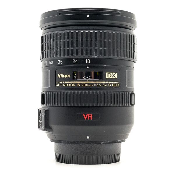 nikon af-s dx nikkor 18-200mm f/3.5-5.6g if-ed vr (condition: good)