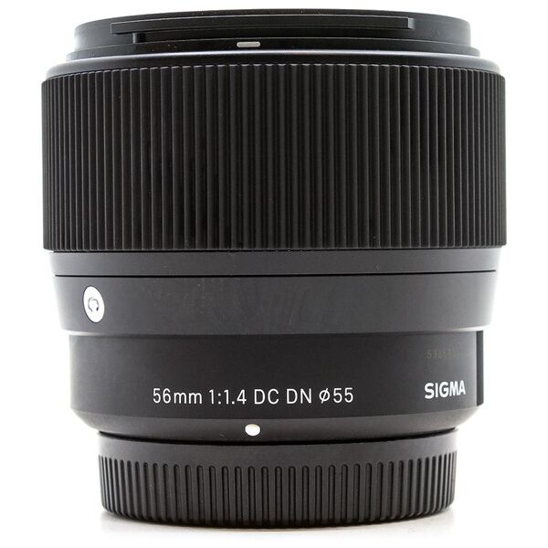 sigma 56mm f/1.4 dc dn contemporary micro four thirds fit (condition: excellent)