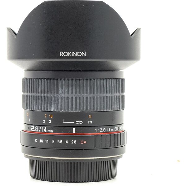 rokinon mf 14mm f/2.8 mk2 canon ef fit (condition: like new)