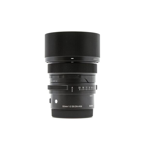 sigma 50mm f/2 dg dn contemporary sony fe fit (condition: like new)