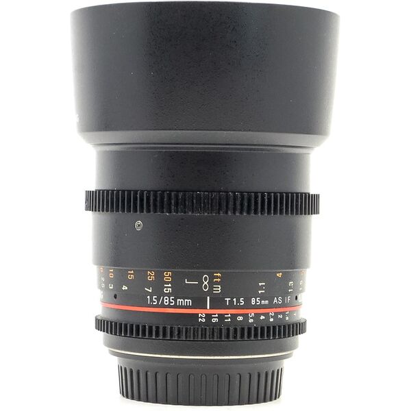 samyang 85mm t1.5 as umc ii canon ef fit (condition: excellent)