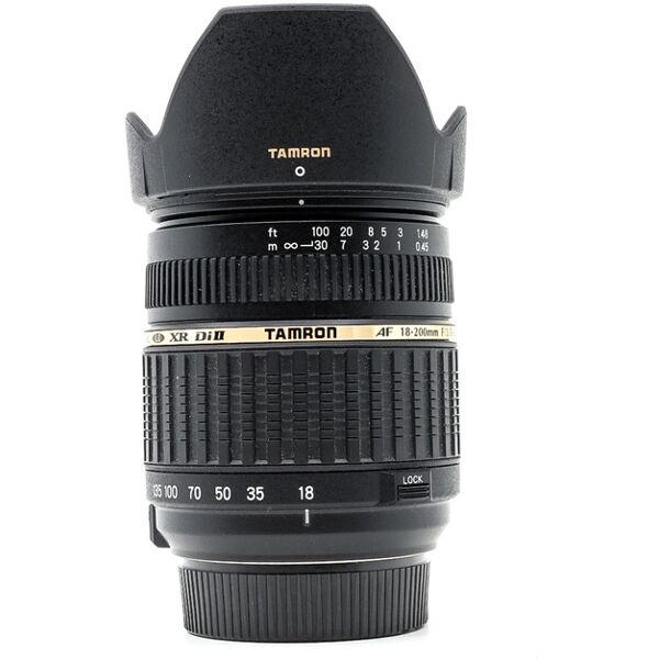 tamron af 18-200mm f/3.5-6.3 xr di ii ld aspherical (if) macro nikon fit (condition: good)