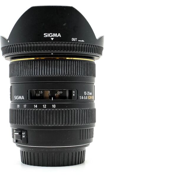 sigma 10-20mm f/4-5.6 ex dc hsm canon ef-s fit (condition: excellent)