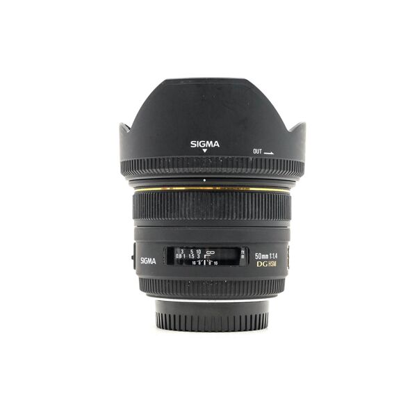 sigma 50mm f/1.4 ex dg hsm nikon fit (condition: good)