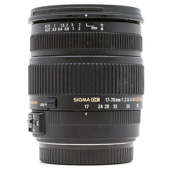 sigma 17-70mm f/2.8-4.5 dc macro canon ef-s fit (condition: good)