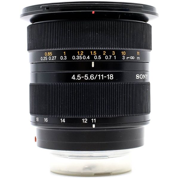 sony 11-18mm f/4.5-5.6 dt af a fit (condition: excellent)