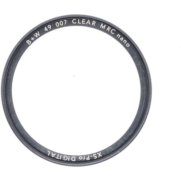 b+w 49mm xs-pro clear mrc-nano 007 filter (condition: excellent)