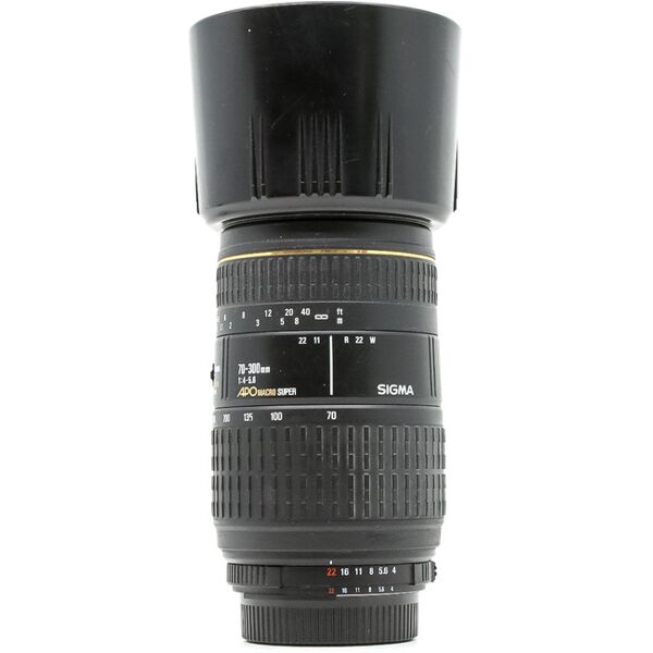 sigma 70-300mm f/4-5.6 apo macro super nikon fit (condition: excellent)