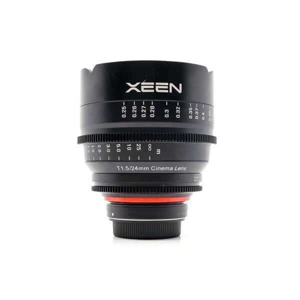 samyang xeen 24mm t1.5 cine canon ef fit (condition: excellent)