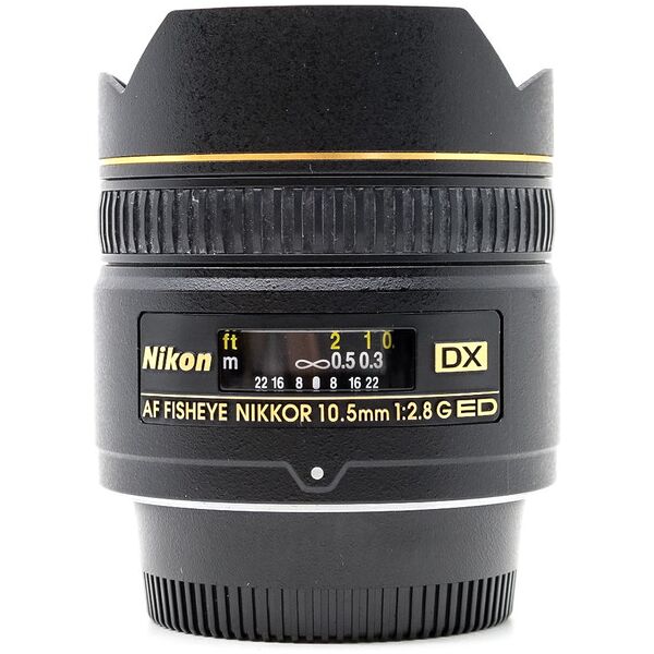 nikon af nikkor dx 10.5mm f/2.8g ed fisheye (condition: excellent)