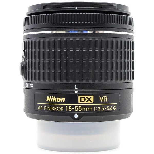 nikon af-p dx nikkor 18-55mm f/3.5-5.6g vr (condition: excellent)