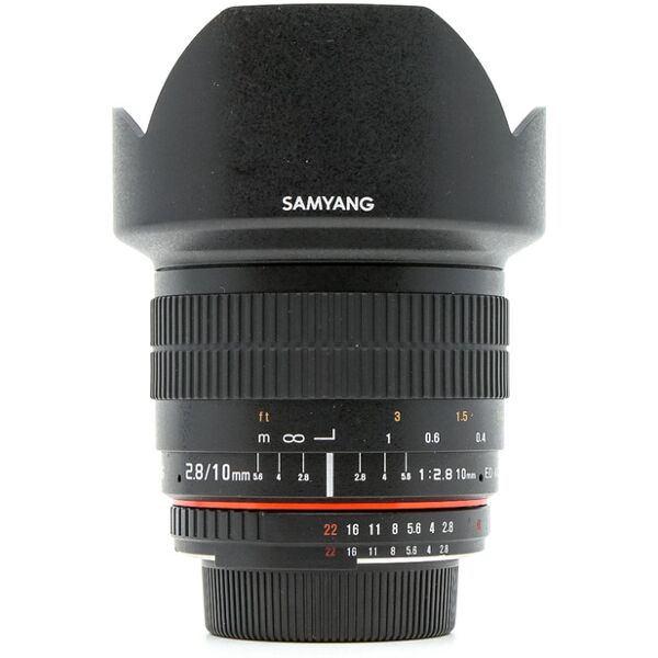 samyang 10mm f/2.8 as ncs cs nikon fit (condition: like new)