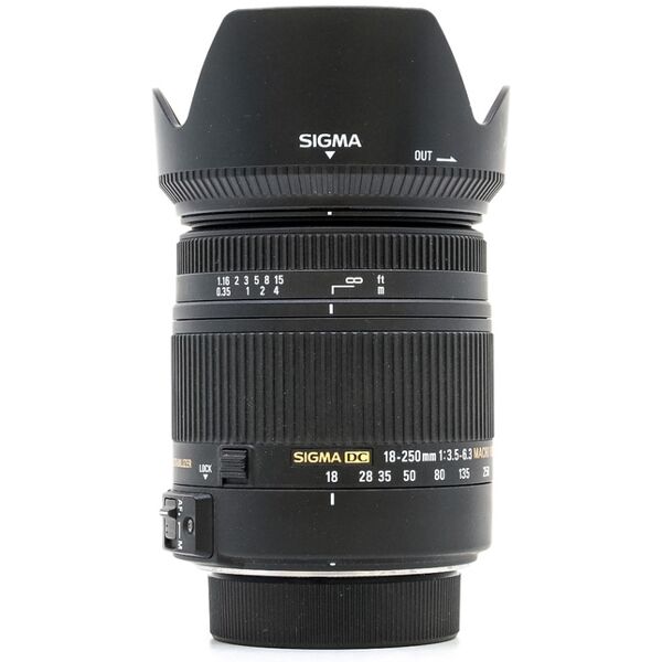 sigma 18-250mm f/3.5-6.3 dc os hsm nikon fit (condition: excellent)