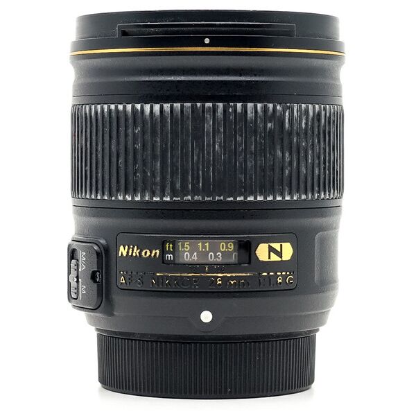 nikon af-s nikkor 28mm f/1.8g (condition: well used)