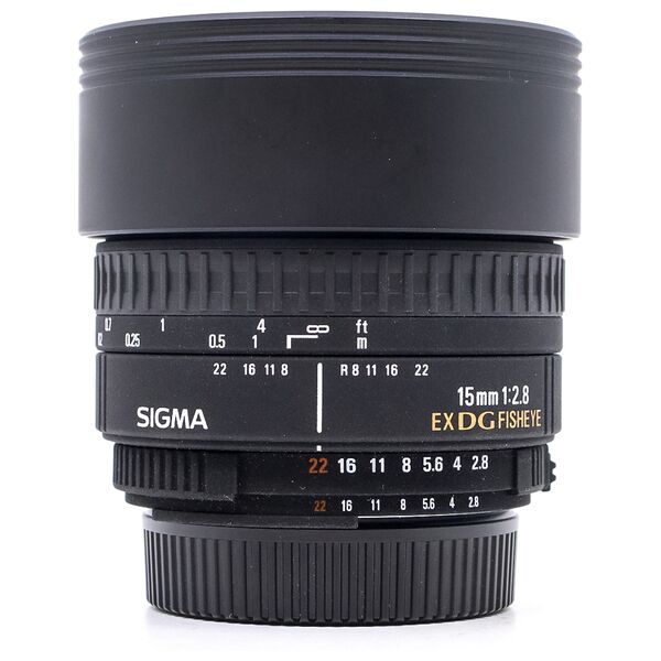 sigma 15mm f/2.8 ex dg fisheye nikon fit (condition: like new)