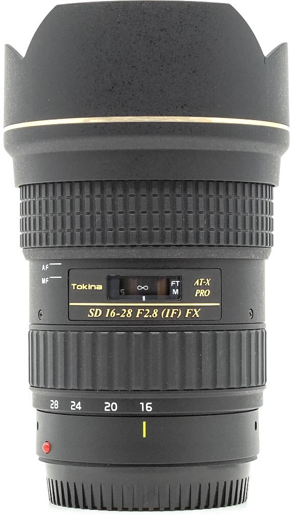 tokina 16-28mm f/2.8 at-x pro fx af nikon fit (condition: excellent)