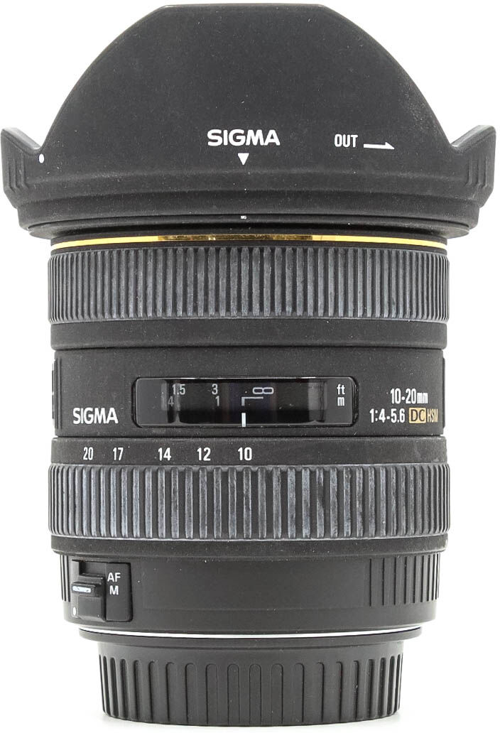 sigma 10-20mm f/4-5.6 ex dc hsm canon ef-s fit (condition: good)