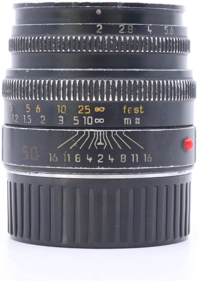 leica 50mm f/2 summicron-m [11826] (condition: heavily used)