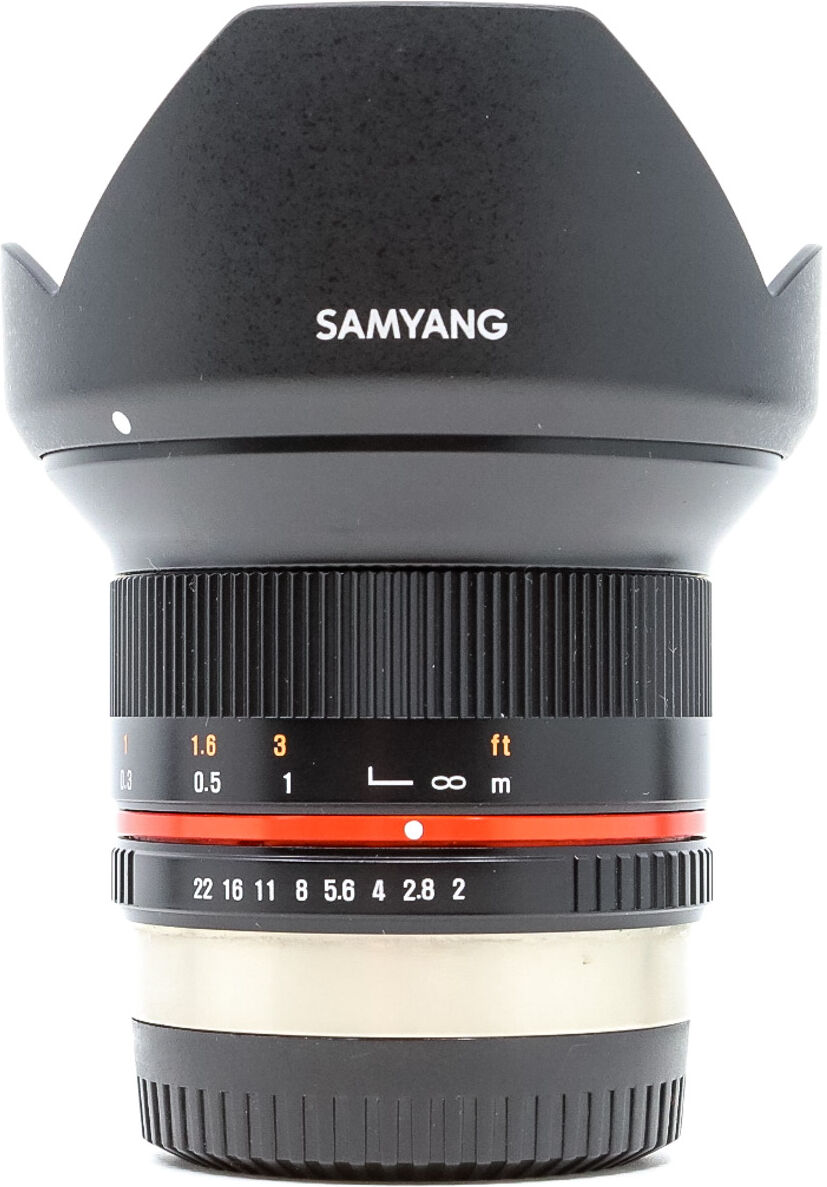 samyang 12mm f/2 ncs cs fujifilm x fit (condition: like new)