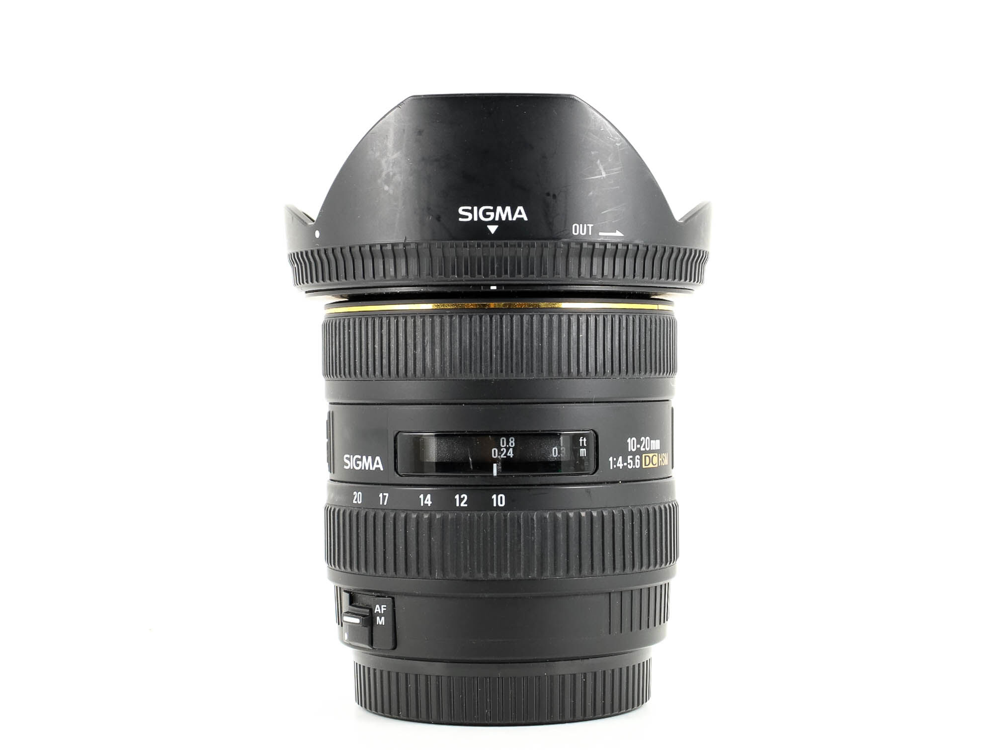 sigma 10-20mm f/4-5.6 ex dc hsm canon ef-s fit (condition: s/r)