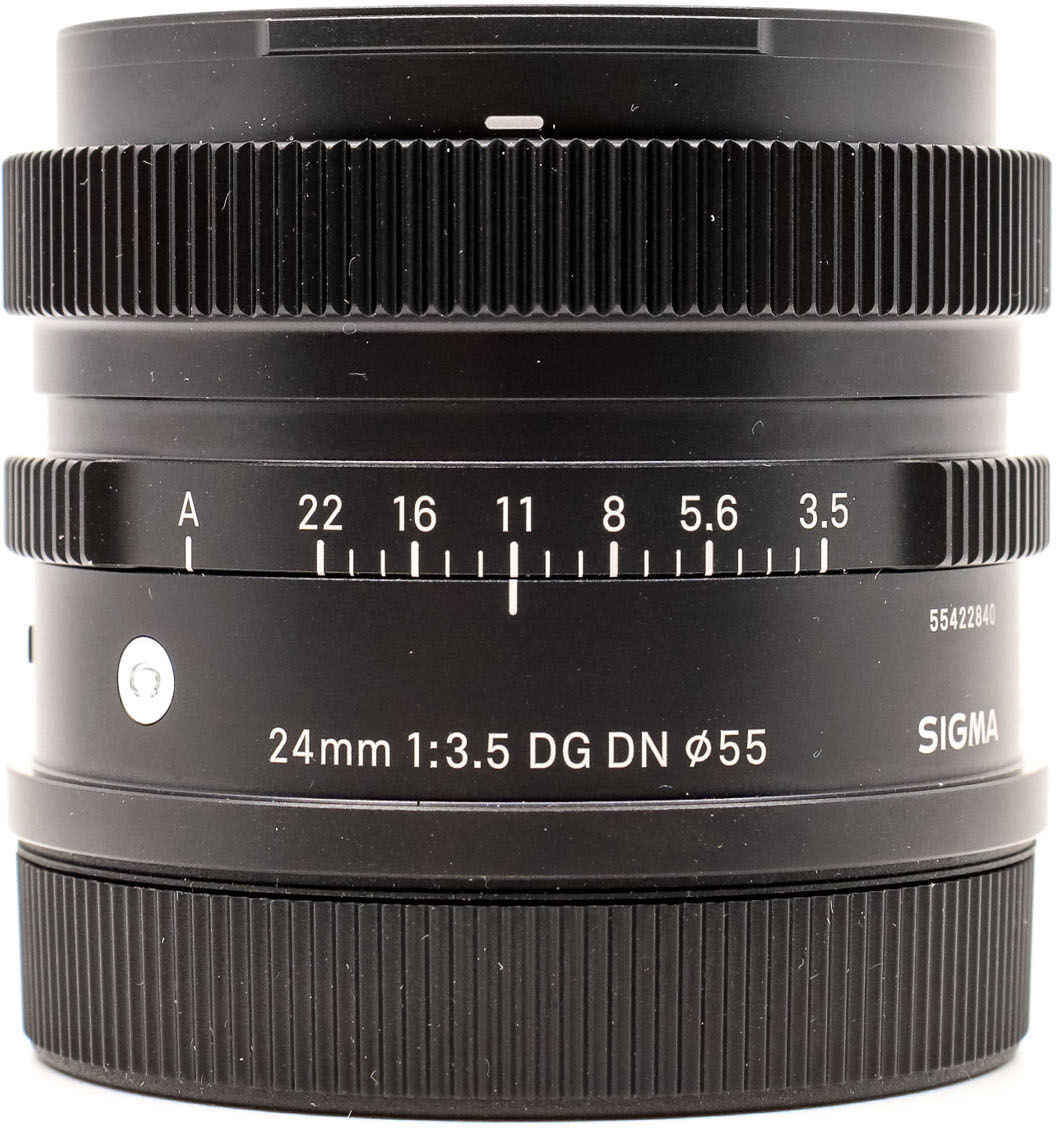 sigma 24mm f/3.5 dg dn contemporary l fit (condition: like new)