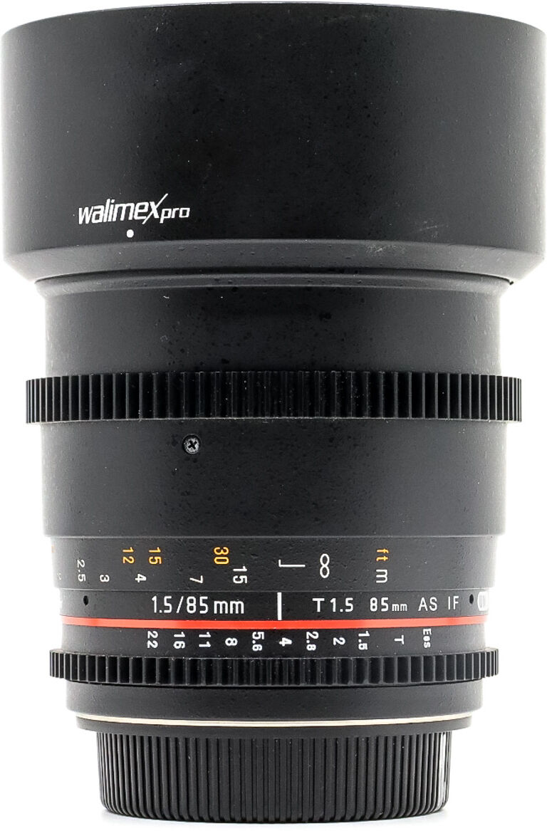 walimex pro 85mm t1.5 canon ef fit (condition: excellent)