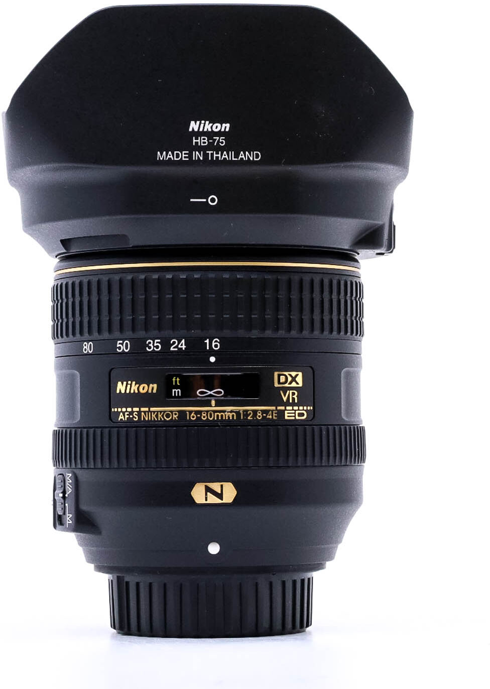 nikon af-s dx nikkor 16-80mm f/2.8-4e ed vr (condition: excellent)