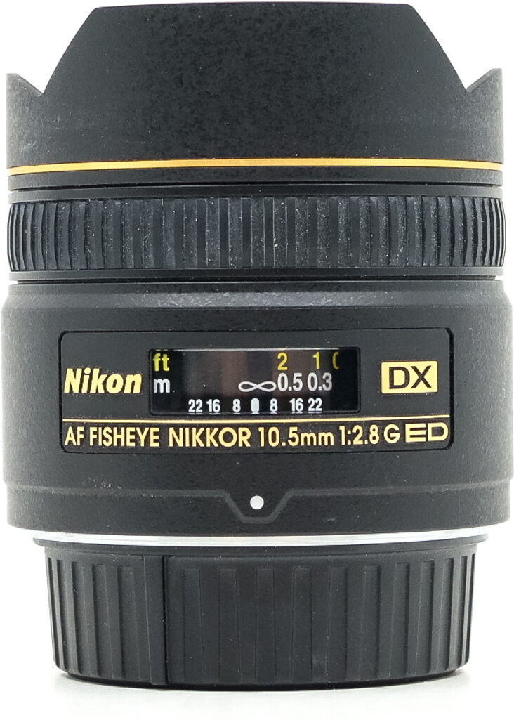 nikon af nikkor dx 10.5mm f/2.8g ed fisheye (condition: like new)