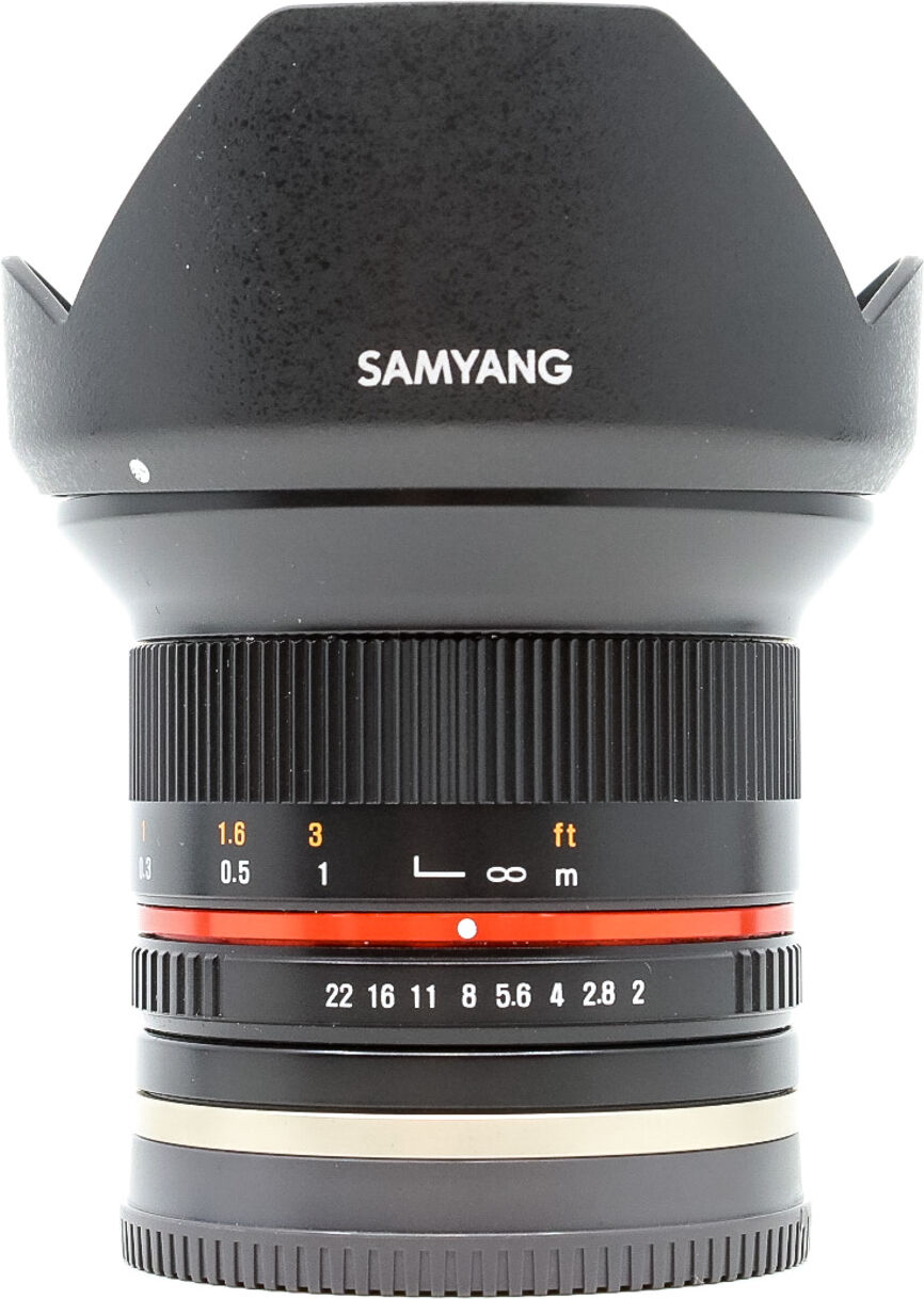 samyang 12mm f/2 ncs cs sony e fit (condition: excellent)