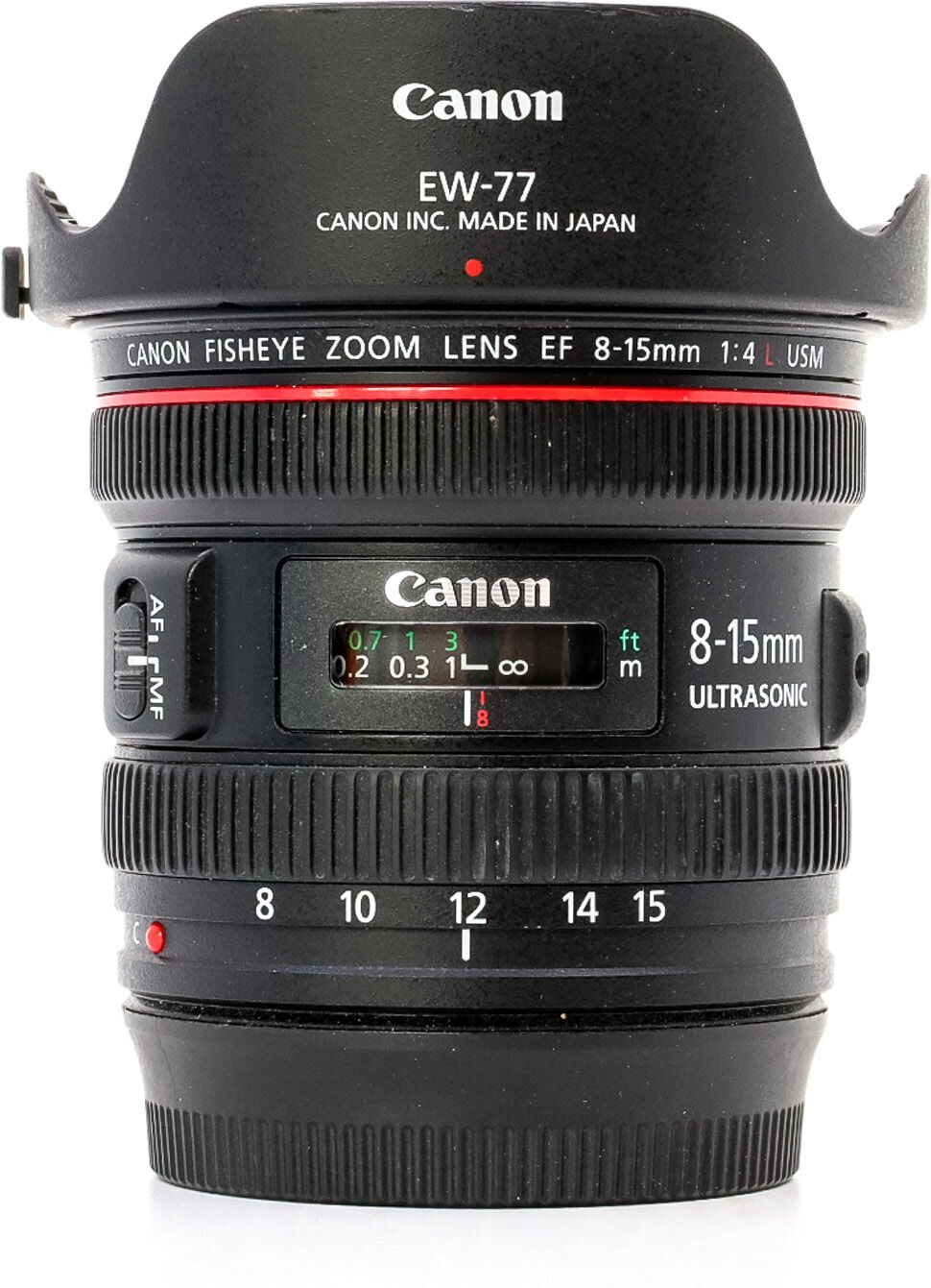 canon ef 8-15mm f/4 l usm fisheye (condition: like new)