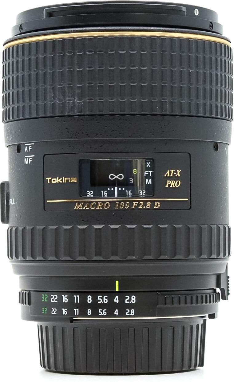 tokina 100mm f/2.8d at-x pro macro nikon fit (condition: like new)