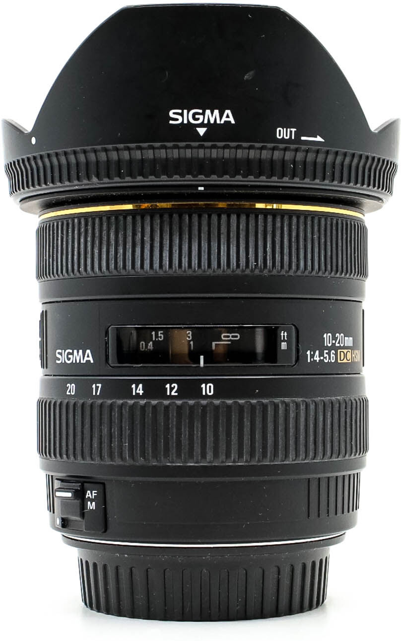 sigma 10-20mm f/4-5.6 ex dc hsm canon ef-s fit (condition: excellent)