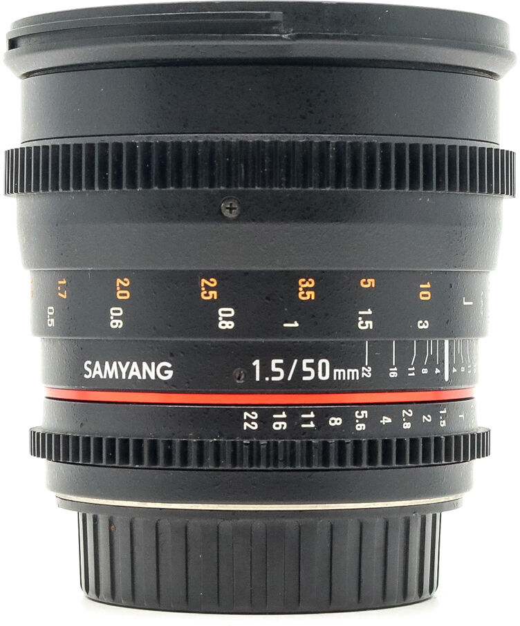 samyang 50mm t1.5 vdslr as umc canon ef fit (condition: excellent)