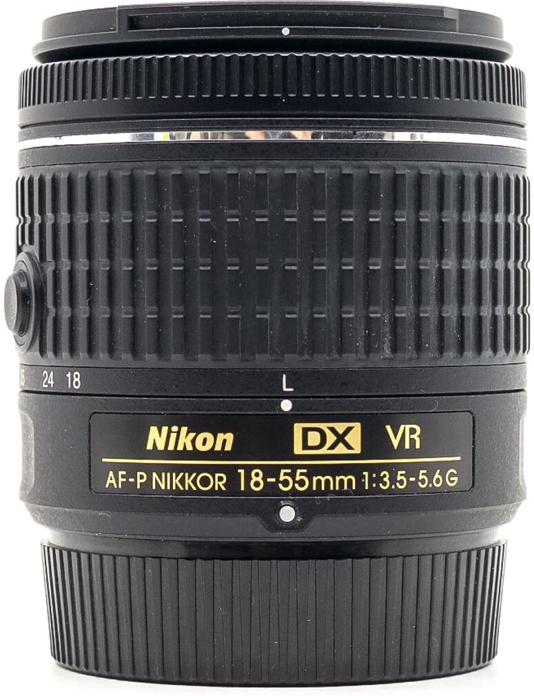 nikon af-p dx nikkor 18-55mm f/3.5-5.6g vr (condition: excellent)