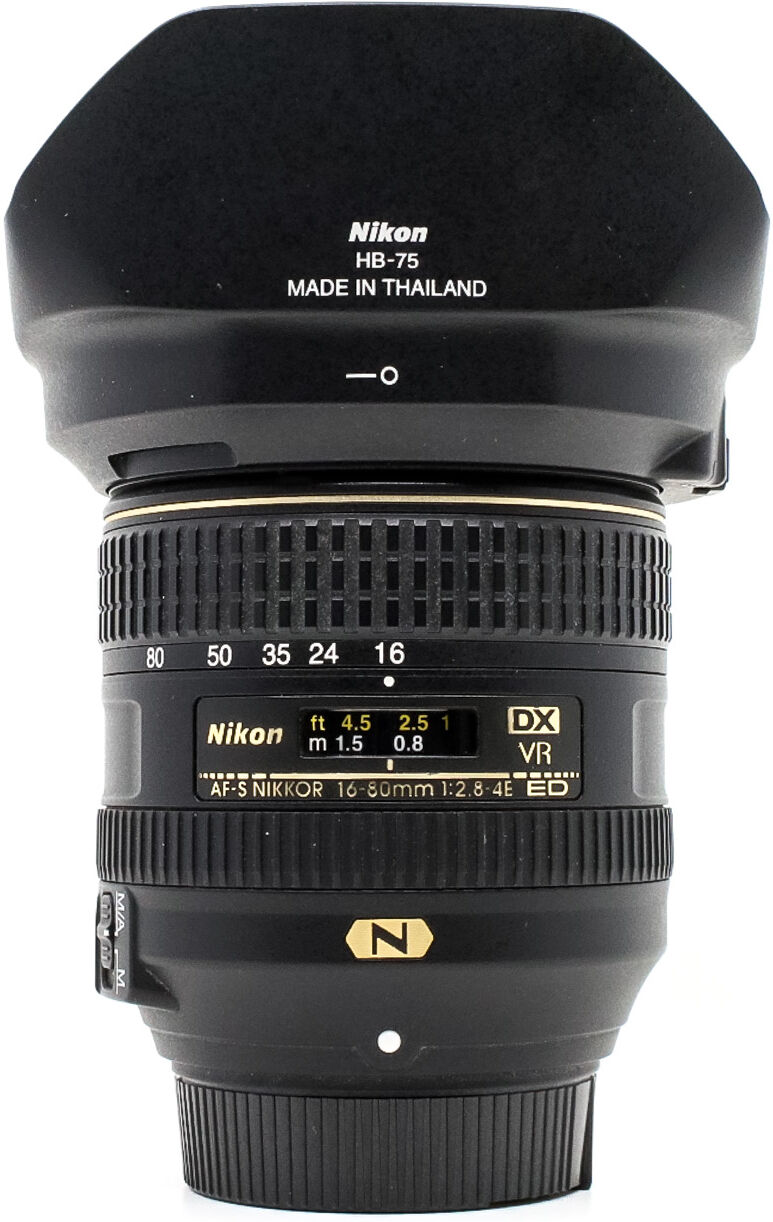 nikon af-s dx nikkor 16-80mm f/2.8-4e ed vr (condition: excellent)