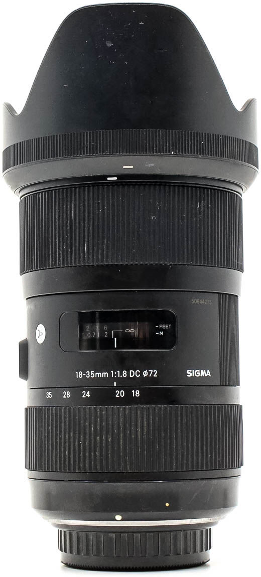 sigma 18-35mm f/1.8 dc hsm art pentax fit (condition: good)