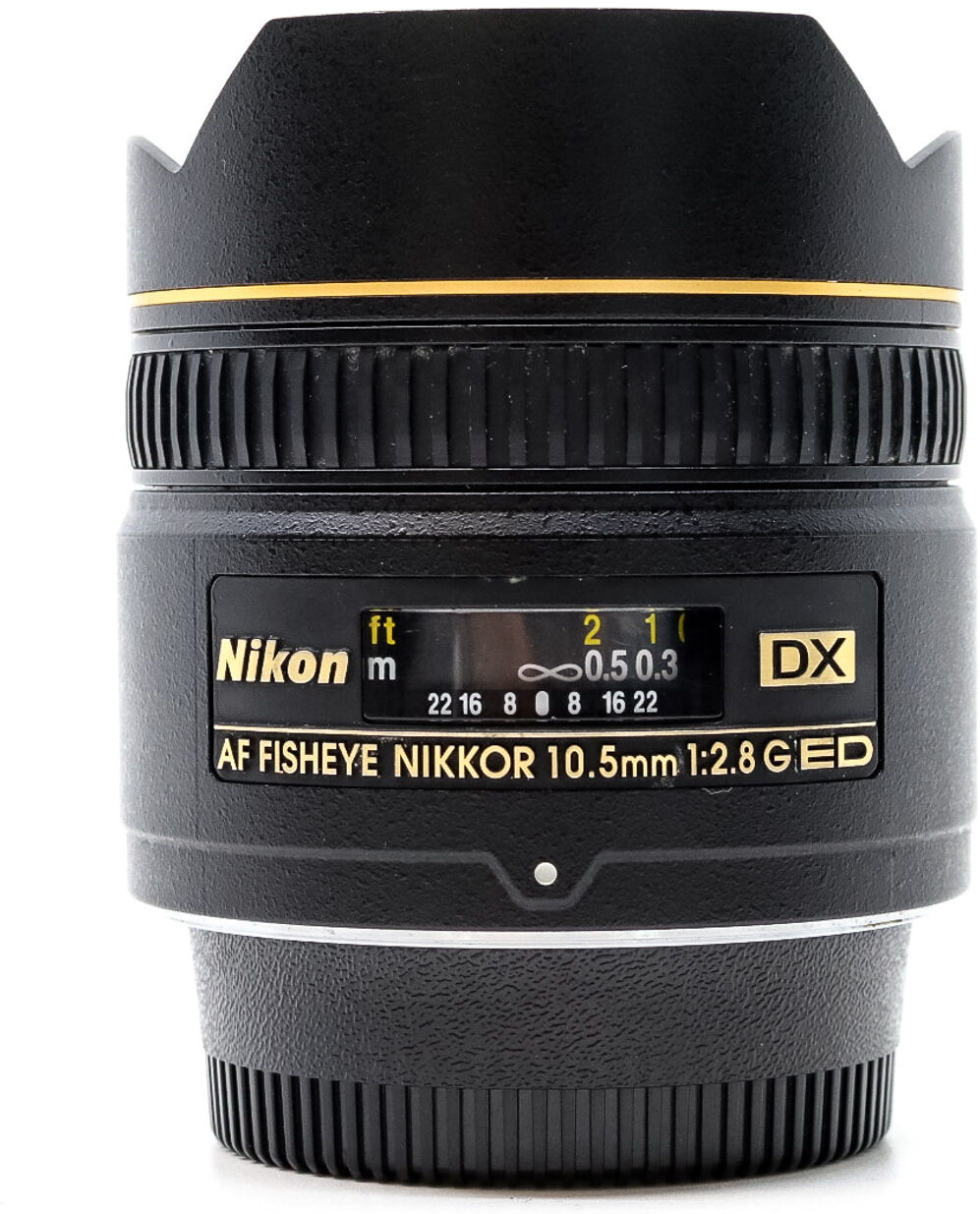 nikon af nikkor dx 10.5mm f/2.8g ed fisheye (condition: excellent)