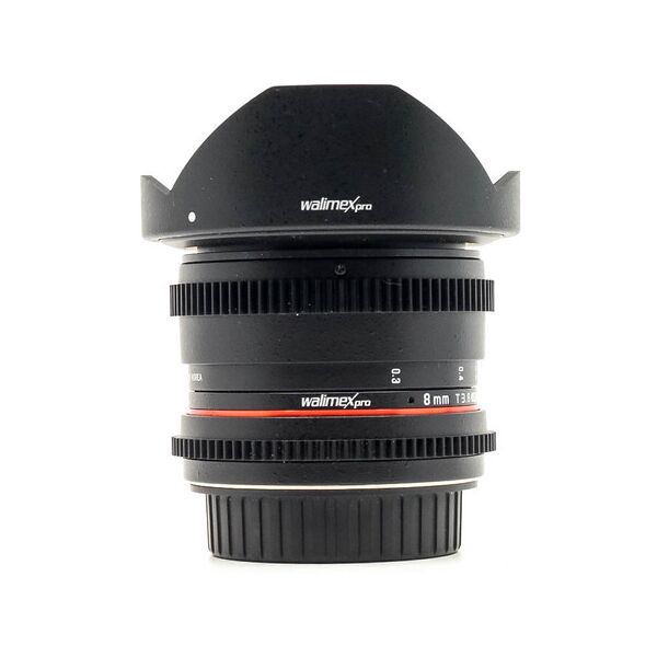 walimex pro 8mm t3.8 cs ii canon ef fit (condition: like new)