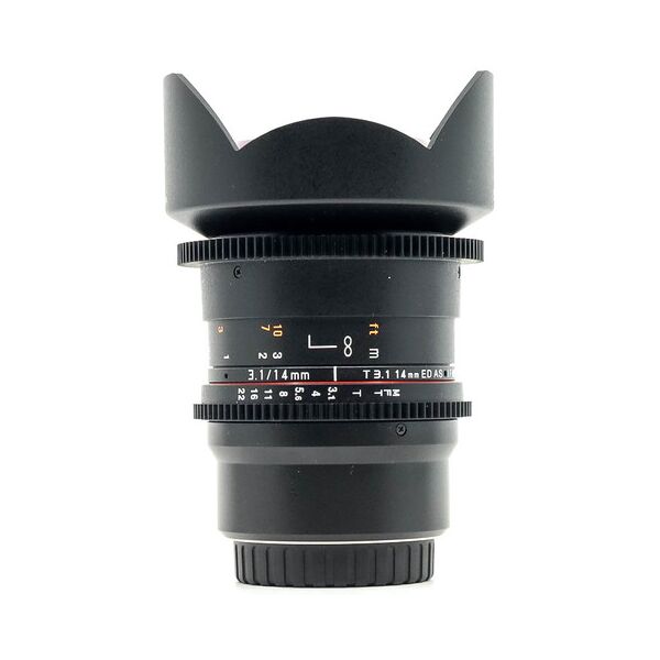 samyang 14mm t3.1 ed as if umc ii micro four thirds fit (condition: like new)