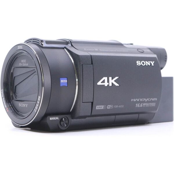 sony fdr-ax53 4k camcorder (condition: excellent)