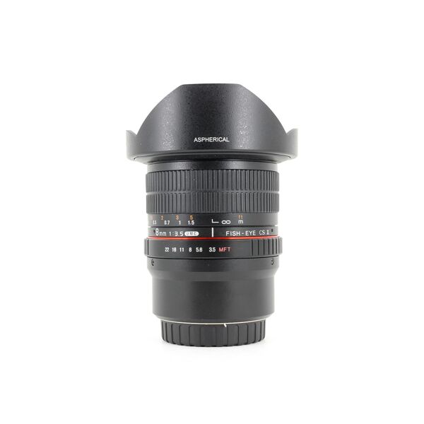 samyang 8mm f/3.5 umc cs ii micro four thirds fit (condition: excellent)