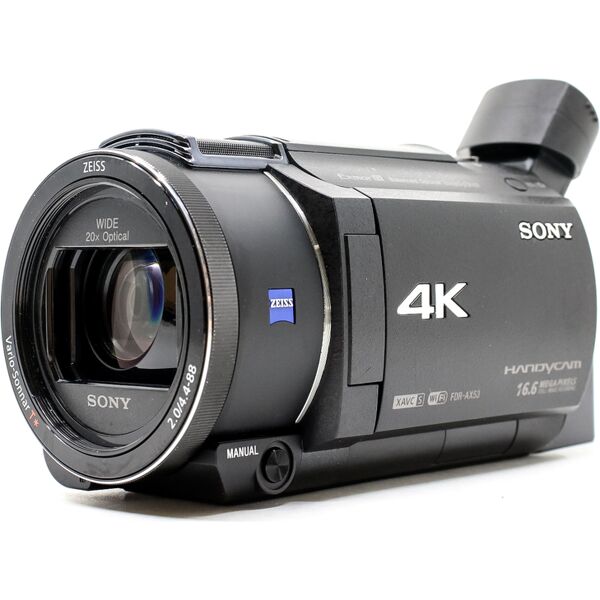 sony fdr-ax53 4k camcorder (condition: good)