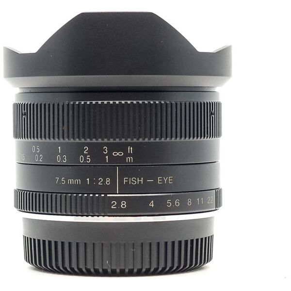 7artisans 7.5mm f/2.8 micro four thirds fit (condition: like new)